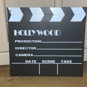 Black and White Clapper Board